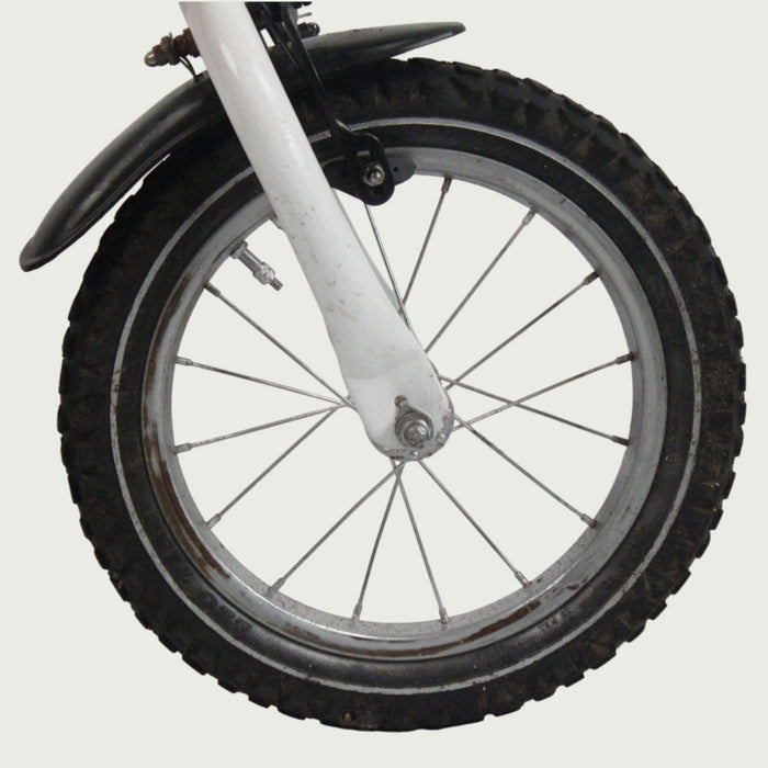 14.22 - BikeFlip, 14 inch fiets, rode Cars fiets, terugtraprem, handrem, geen versnellingen, kabelslot