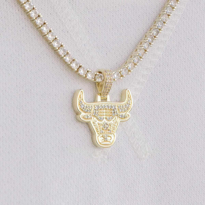 Chicago Bulls Micro Pendant - The GLD Shop