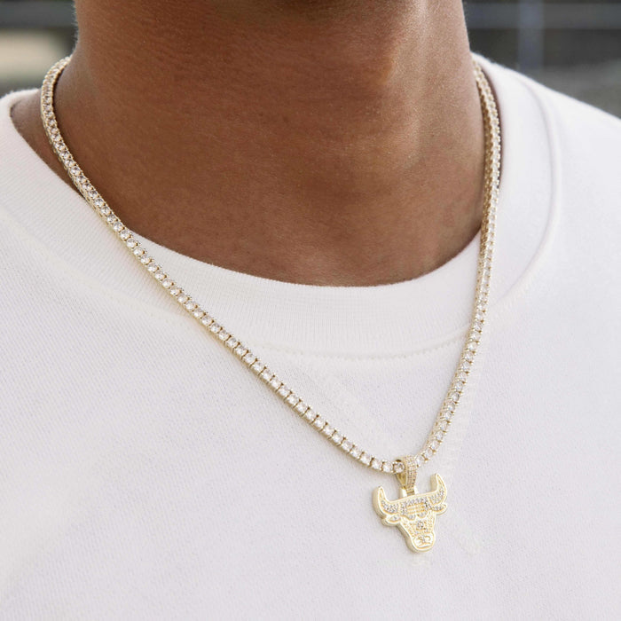 Chicago Bulls Micro Pendant - The GLD Shop