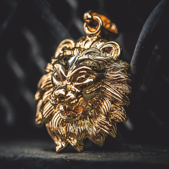 Gold Lion Pendant