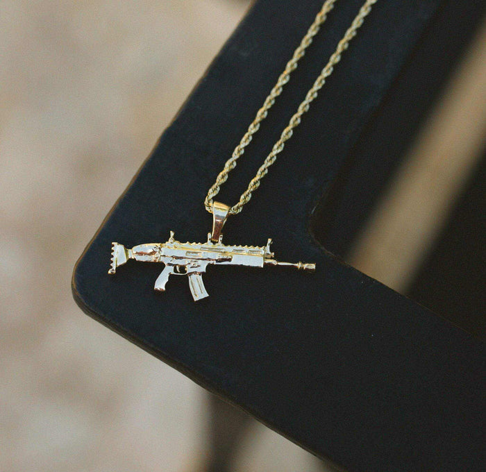 18k Vermeil SCAR Gun - The GLD Shop