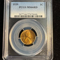 1939 Lincoln Wheat Cent, PCGS MS-66 RD