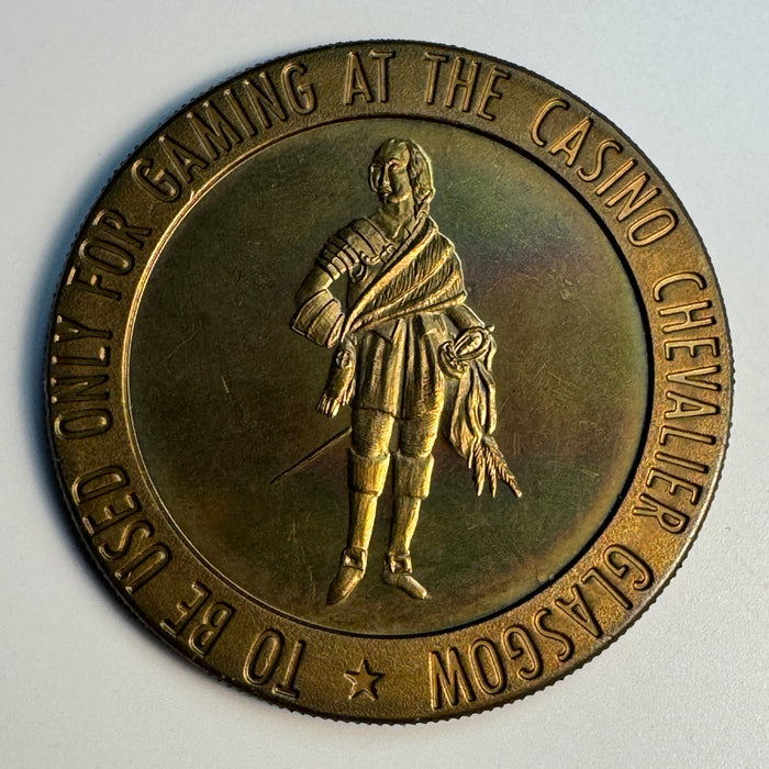 1967 “The Casino Chevalier, Glasgow” (Scotland) Franklin Mint SPECIMEN Strike gaming piece