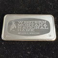 1974-FM Western Montana National Bank, Missoula - 1000 Grains Sterling Silver Bar