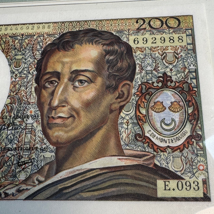 1990 France 200 Francs, Montequieu, P#155d, PMG Gem UNC 66 EPQ