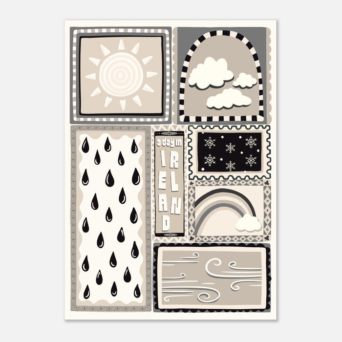 A2 (42 x 59.4  cm) / Taupe Monochrome