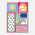 13x18 cm / 5x7″ / Multi Colour