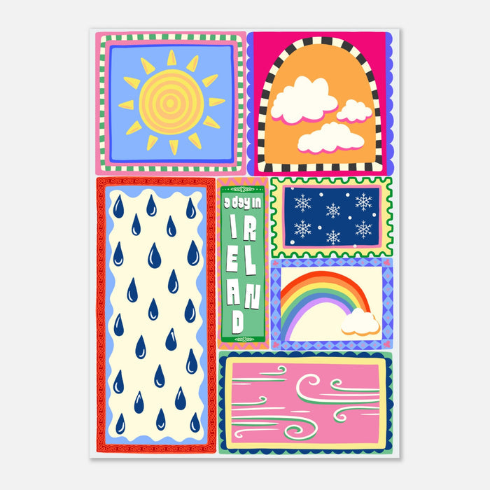 13x18 cm / 5x7″ / Multi Colour
