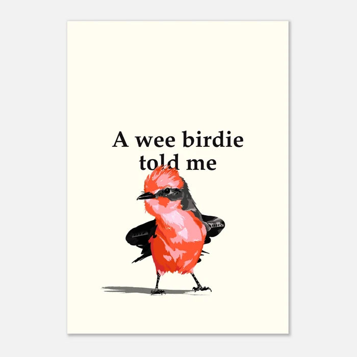 A0 (84.1 x 118.9  cm) / Wee Birdie