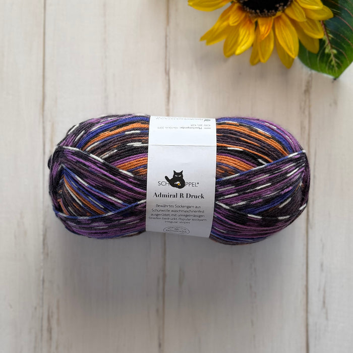Admiral R Duck Sock Yarn - Purple