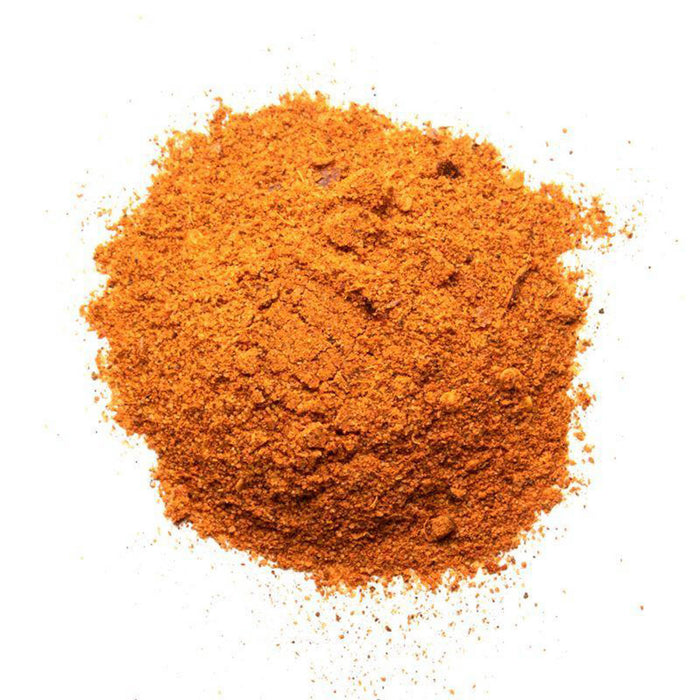 Closeup of orange powder
