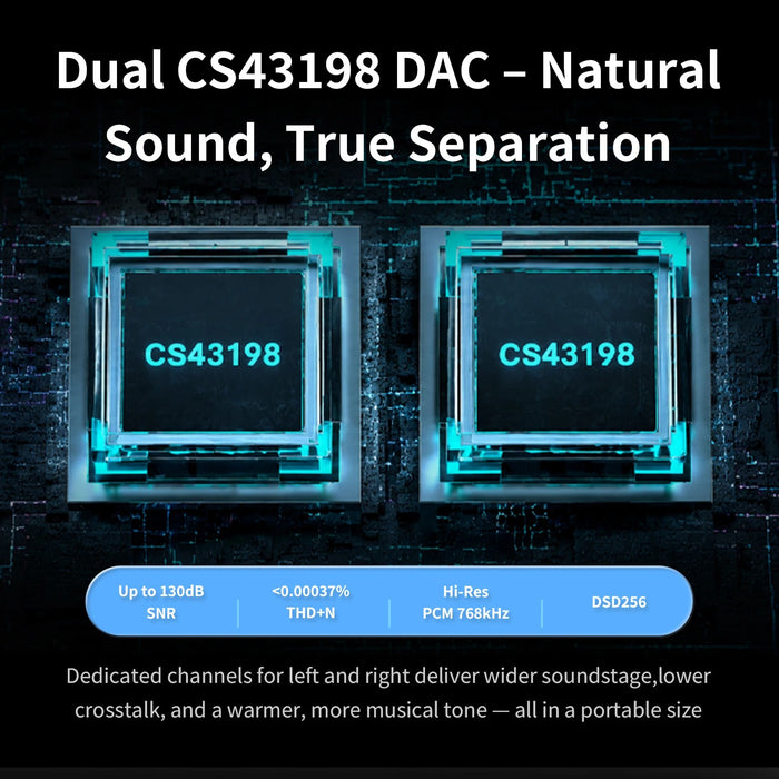 AFUL ICEBORNE CS43198*2 Player-Class Portable DAC & AMP