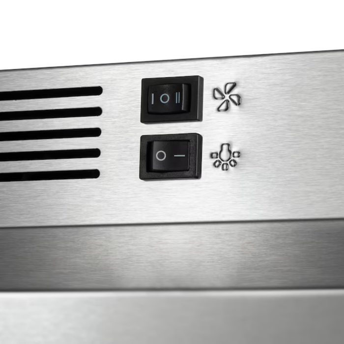 AKDY 36 inch Convertible 176-CFM Stainless Steel Under Cabinet Range Hood