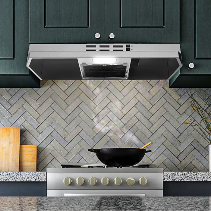AKDY 36 inch Convertible 176-CFM Stainless Steel Under Cabinet Range Hood