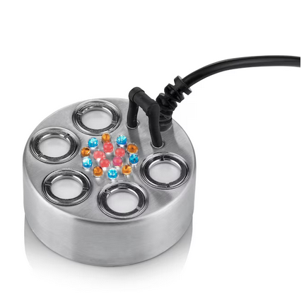 Alpine Corporation 3-in x 3-in x 3-in Silver Metal Pond Lights