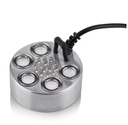 Alpine Corporation 3-in x 3-in x 3-in Silver Metal Pond Lights