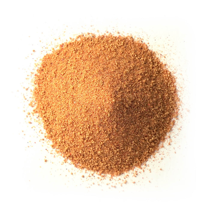 Closeup of golden orange granules