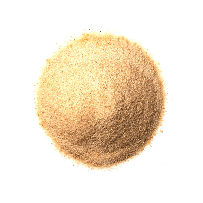Closeup of light yellow granules