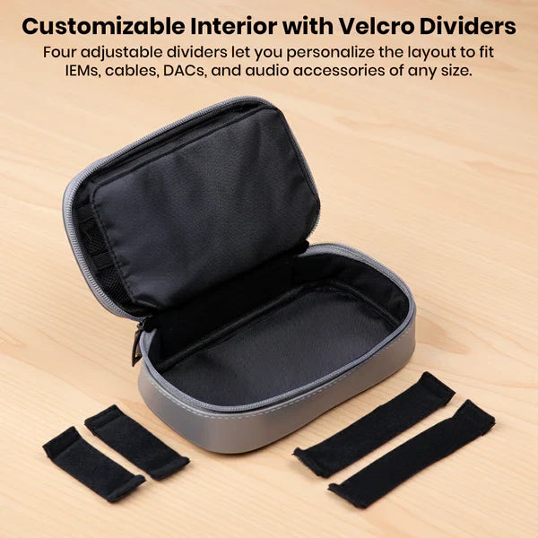 AUDIOCULAR CRATE AC43 PU Leather Carry Case For Earphones and In-ear monitors