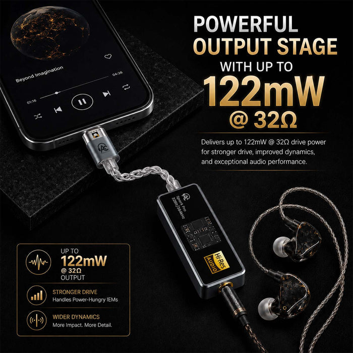 AUDIOCULAR SPARK Pro Hi-Res Portable DAC Dongle CX31993