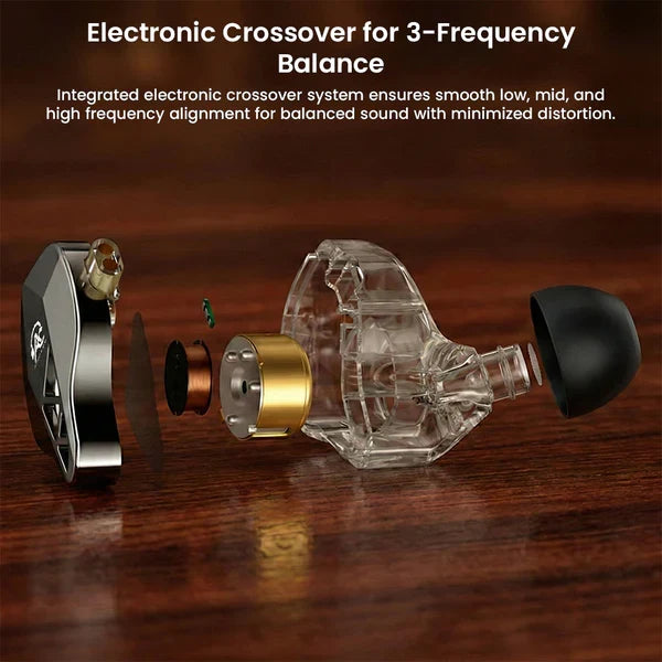 AUDIOCULAR x KZ Beast 10mm Dual Driver IEM With Mic