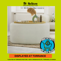 Beautiful Drew Stowaway Coffee Table with Storage by Drew Barrymore, White