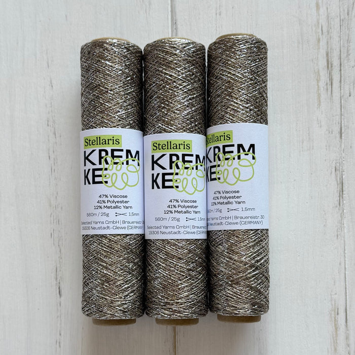 "Beige Silver" Stellaris Kremke Soul Wool
