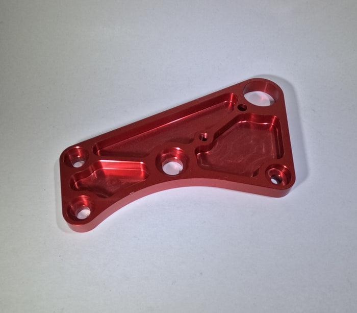 Bike mount  plate, RH, 2.2 10mm - Red