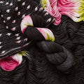 "Black Orchid" Assigned Pooling Hand-dyed Yarn