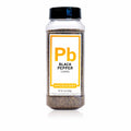 Spiceology black pepper course bottle on a white background