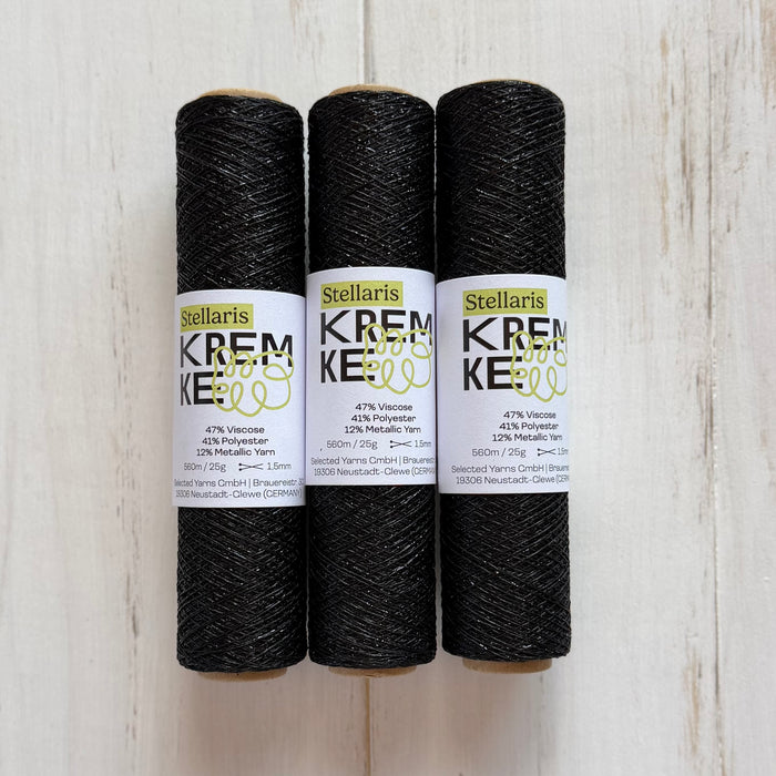 "Black Sparkle" Stellaris Kremke Soul Wool