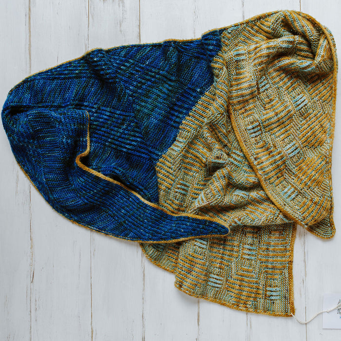 Brioche Tiles Shawl