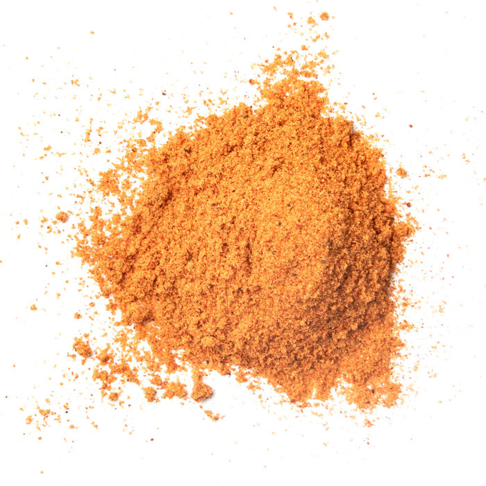 Closeup of light golden orange granules