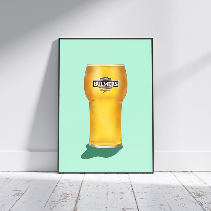 Bulmers Irish Cider Print: Pub Wall Art
