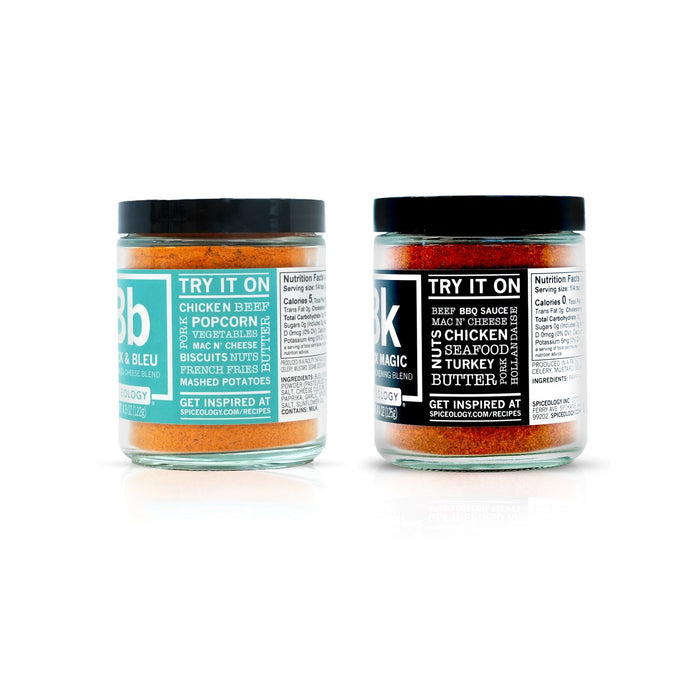 Cajun seasoning bundle, side of jars
