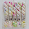 "Candy Striper" Mini Sock Hand-dyed Yarn