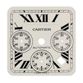 Cartier Santos 100 Chrono XL Roman Numerals Custom Dial