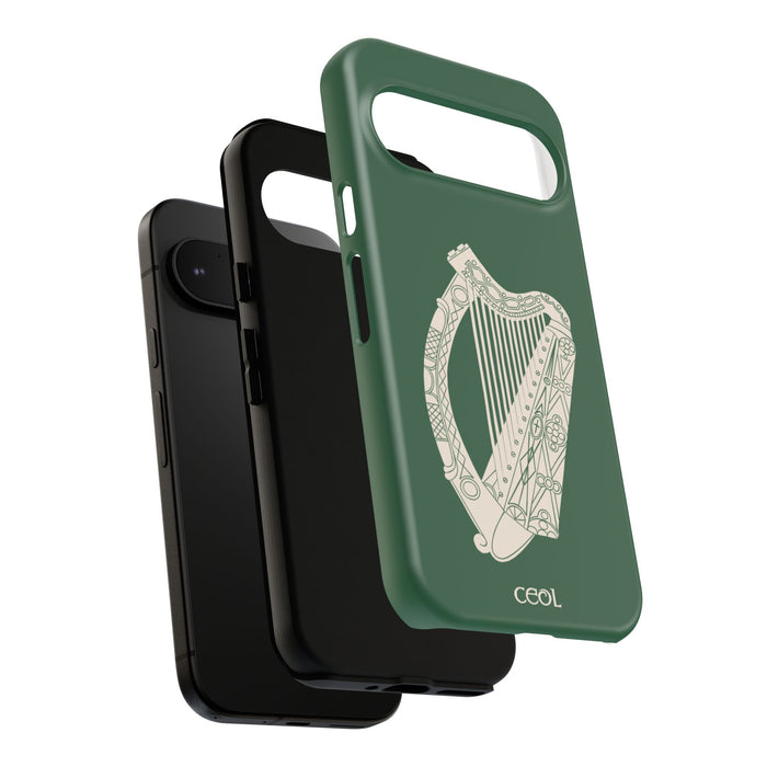 Celtic Harp Green