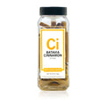 Bottle of Spiceology Batavia cinnamon sticks on a white background
