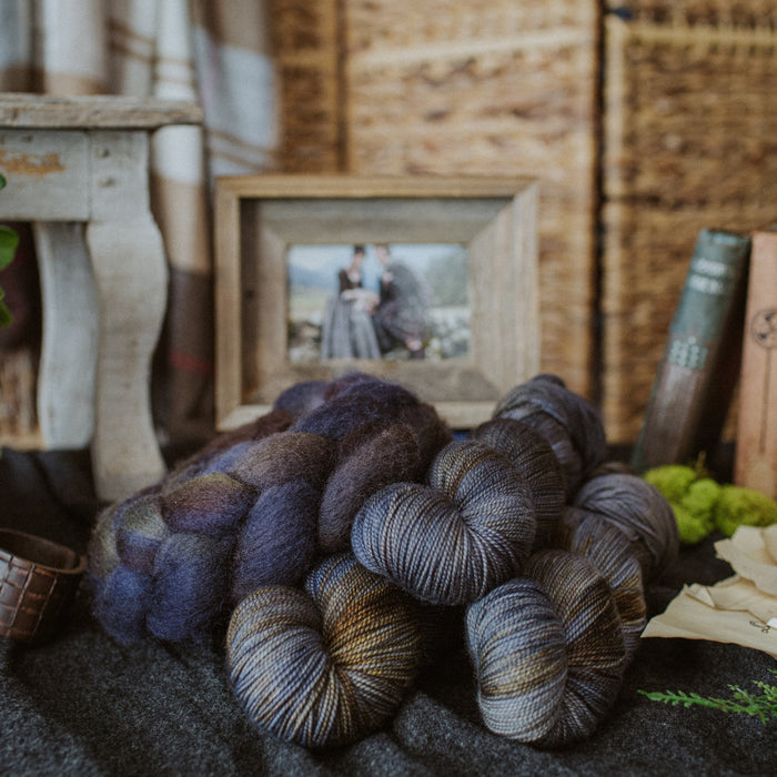 "Clan Fraser" Hand-dyed Yarn - Outlander Collection