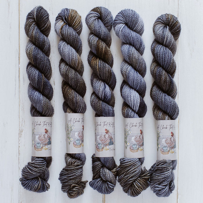 "Clan Fraser" Mini Sock Hand-dyed Yarn