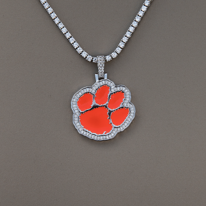 Clemson Tigers Official NCAA Logo Pendant