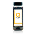 Bottle of Spiceology whole clove on a white background