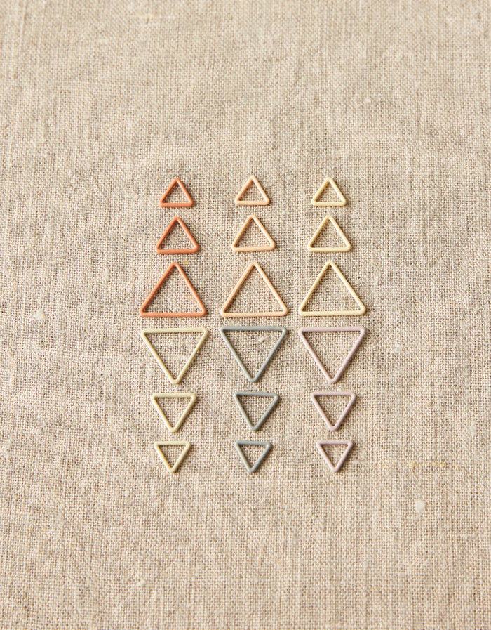 CocoKnits Triangle Stitch Markers - Earth Tones