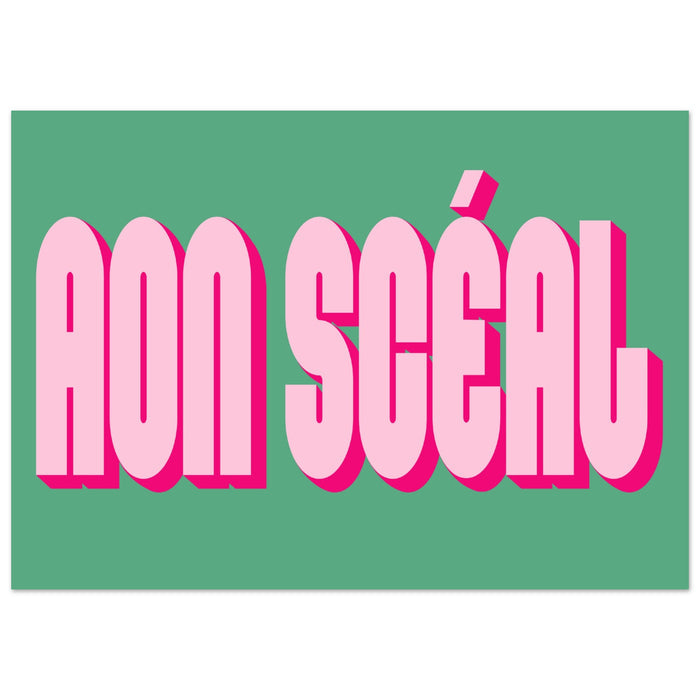 A1 (59.4 x 84.1  cm) / Green & Pink
