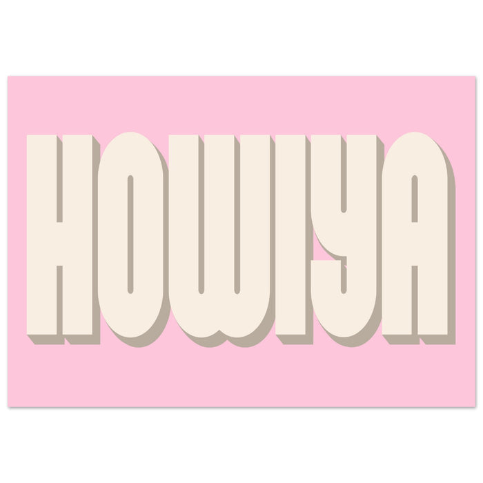 A0 (84.1 x 118.9  cm) / Pink & Beige