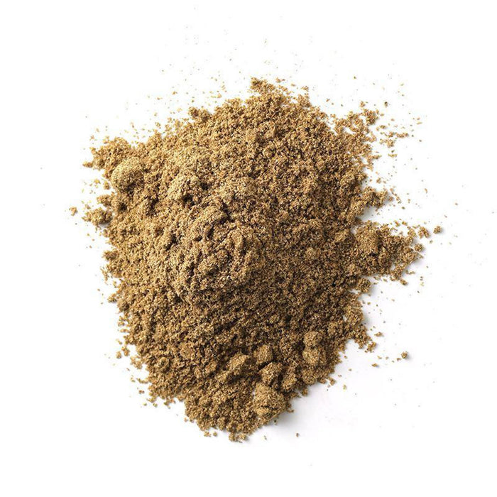 Closeup of light brown powder