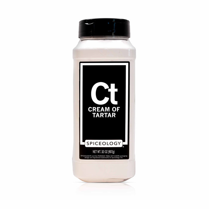 Bottle of Spiceology Cream of Tartar on a white background