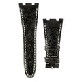 Custom black nile perch strap for AP Royal Oak Offshore old style