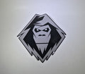 Decal YETI head - Silver